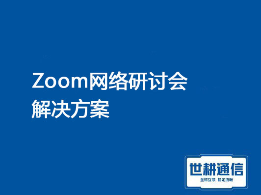 1、zoom在线研讨会，2、zoom总是掉线？？？解决方案//世耕通信全球办公专网