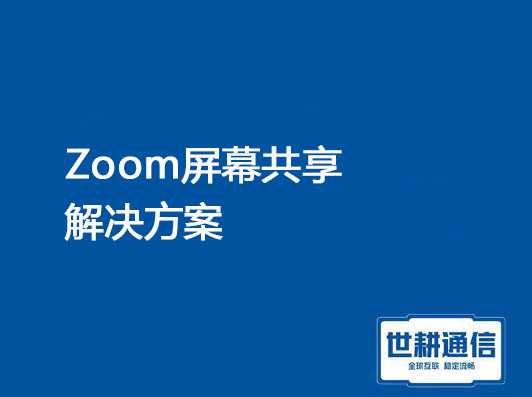 1、Zoom会议共享PPT，2、zoom共享文件 黑屏 卡顿？？？解决方案//世耕通信全球办公专网