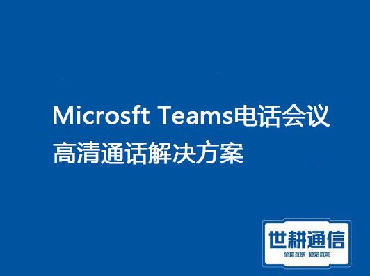 1、Microsft Teams视频会议软件，2、海外项目Teams会议掉线 卡顿等问题？？？解决方案//世耕通信全球办公专网