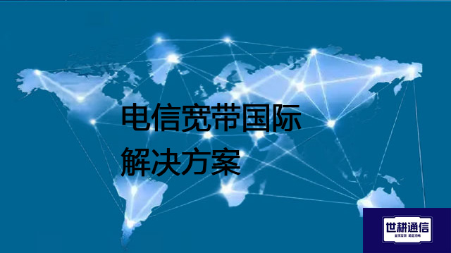 电信宽带国际--解决方案//世耕通信全球办公专网专线
