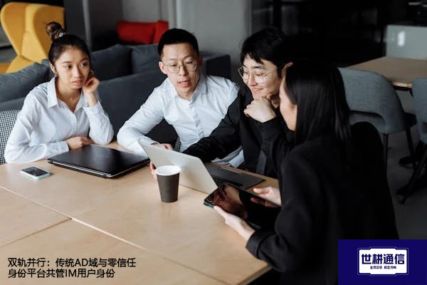 双轨并行：传统AD域与零信任身份平台共管IM用户身份--解决方案//世耕通信  即时通讯（IM）私有化部署
